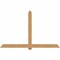 Ekena Millwork Eugene Smooth Timber Gable Bracket, Western Red Cedar, 96"W x 60"H x 5 1/2"D x 5 1/2"F, 15/12 Pitch GBW096X60X0606EUG00SWR - alternate 1